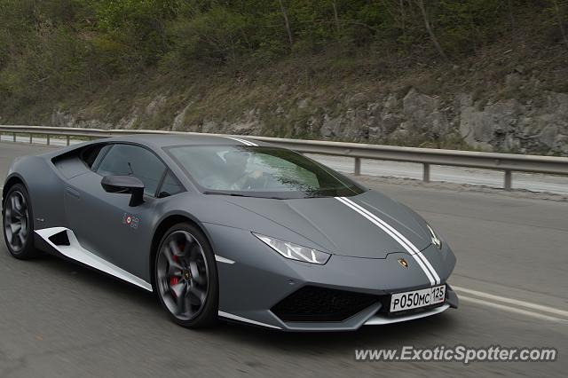 Lamborghini Huracan spotted in Vladivostok, Russia