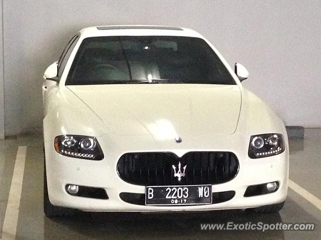 Maserati Quattroporte spotted in Jakarta, Indonesia