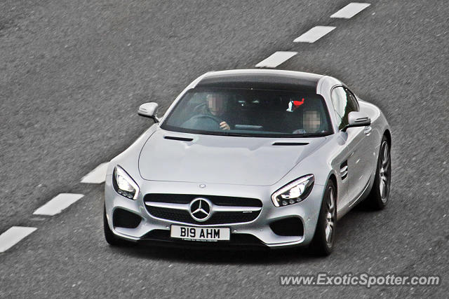 Mercedes AMG GT spotted in M2, United Kingdom