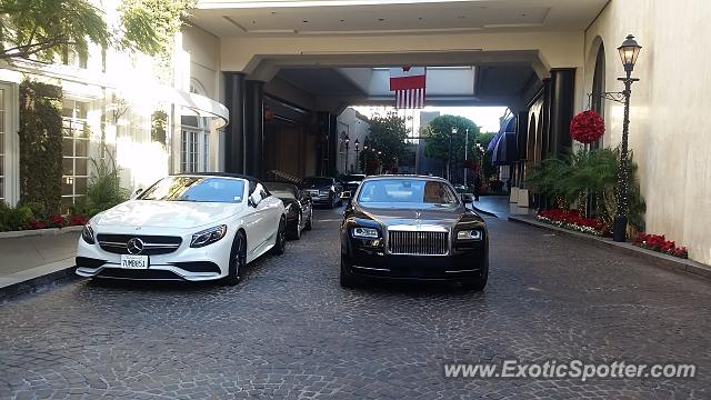 Rolls-Royce Wraith spotted in Beverly Hills, California