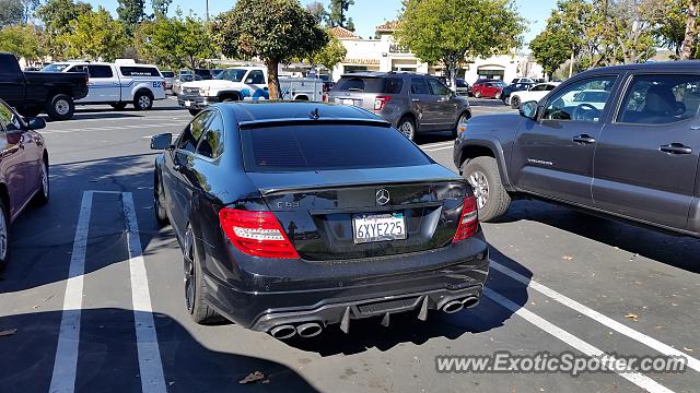 Mercedes C63 AMG Black Series spotted in San Diego, California