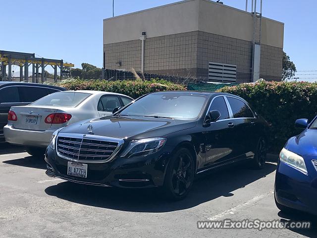 Mercedes Maybach spotted in San Bruno, California