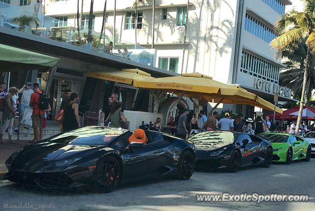 Lamborghini Huracan spotted in Miami Beach, Florida