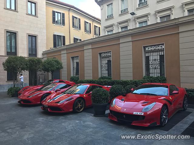 Ferrari F12 spotted in Milan, Italy