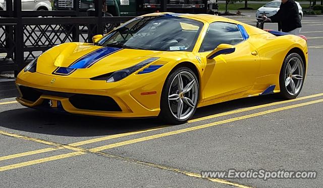 Ferrari 458 Italia spotted in Canandaigua, New York
