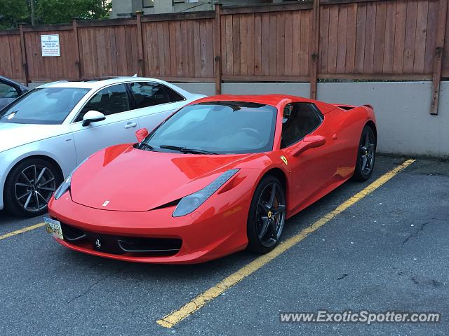 Ferrari 458 Italia spotted in Vancouver, Canada
