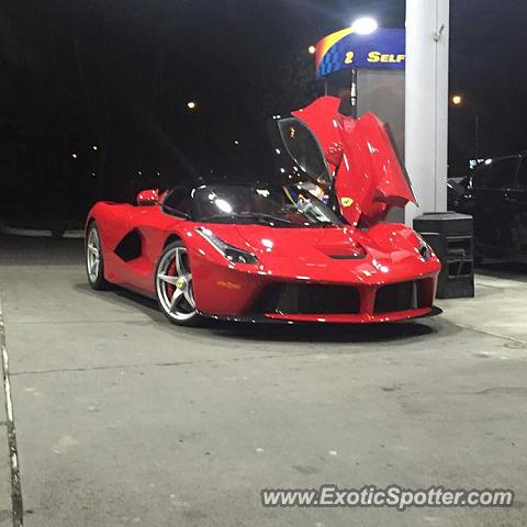 Ferrari LaFerrari spotted in Canandaigua, NY, United States