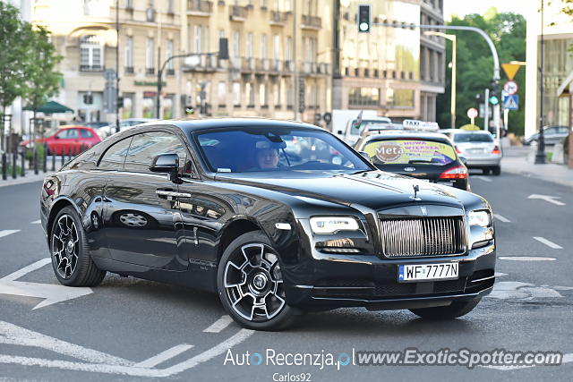 Rolls-Royce Wraith spotted in Warsaw, Poland