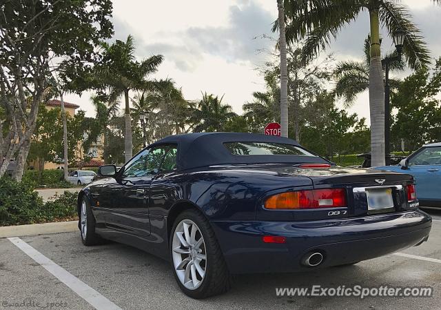 Aston Martin DB7 spotted in Palm Beach, Florida