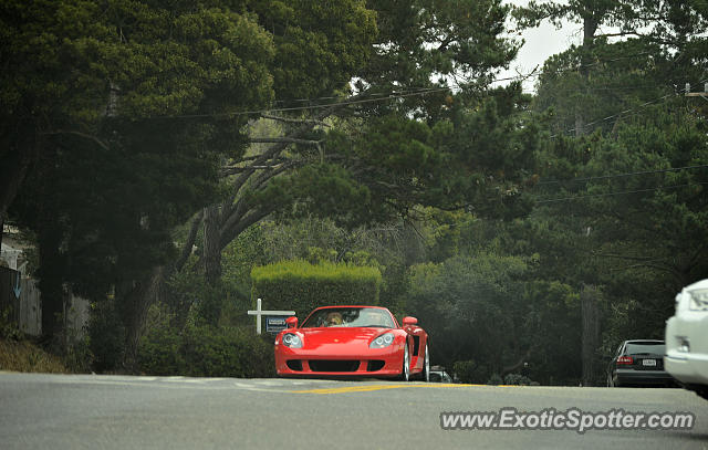 Porsche Carrera GT spotted in Pebble Beach, California