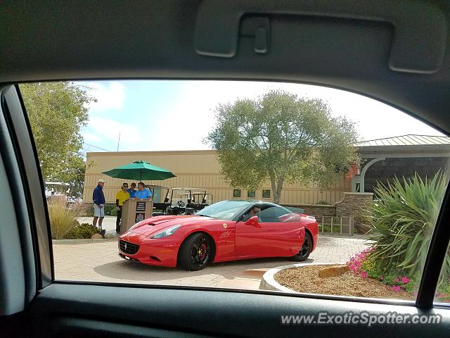 Ferrari California spotted in Carlsbad, California