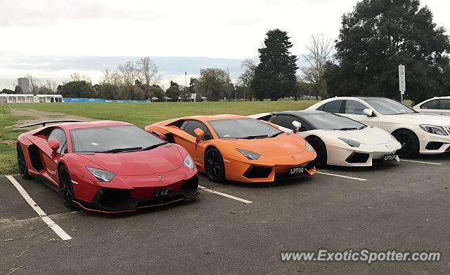 Lamborghini Aventador spotted in Melbourne, Australia