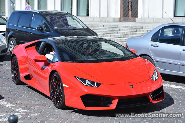 Lamborghini Huracan spotted in Warsaw, Poland