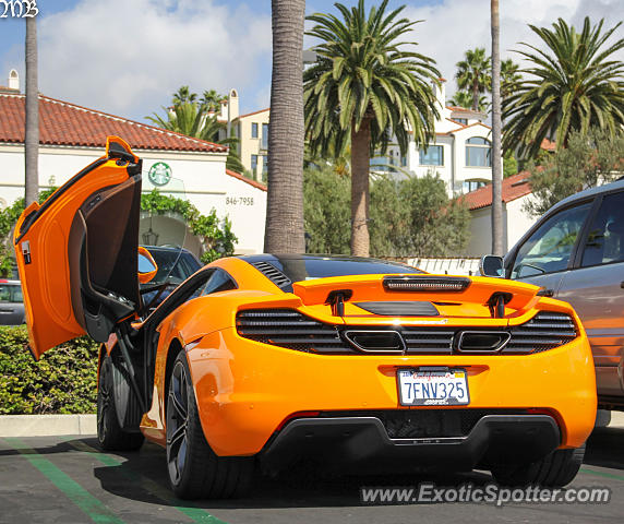 Mclaren MP4-12C spotted in Newport Beach, California
