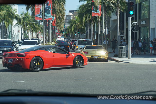 Ferrari 458 Italia spotted in Beverly Hills, California