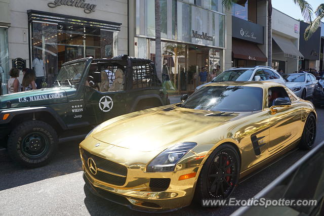 Mercedes SLS AMG spotted in Beverly Hills, California