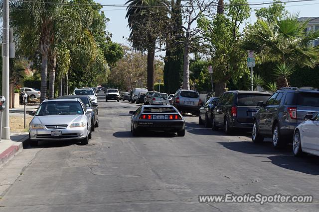 DeLorean DMC-12 spotted in Beverly Hills, California