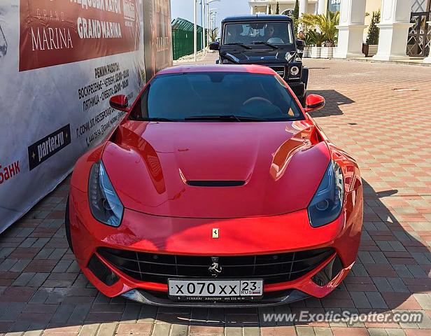 Ferrari F12 spotted in Sochi, Russia