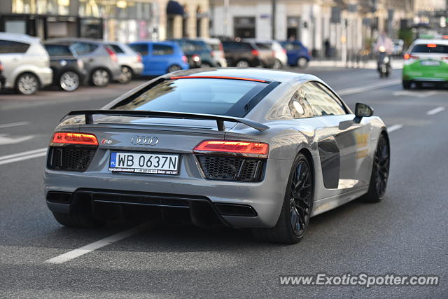 Audi R8 spotted in Warsaw, Poland