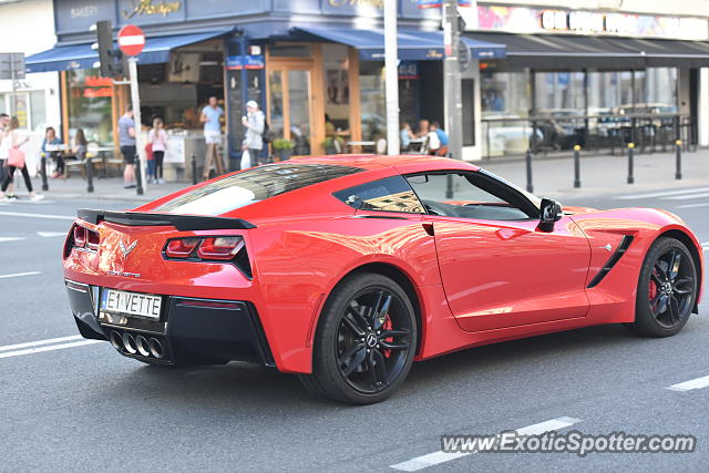 Chevrolet Corvette Z06 spotted in Warsaw, Poland