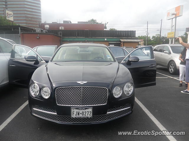 Bentley Flying Spur spotted in Houston, Texas