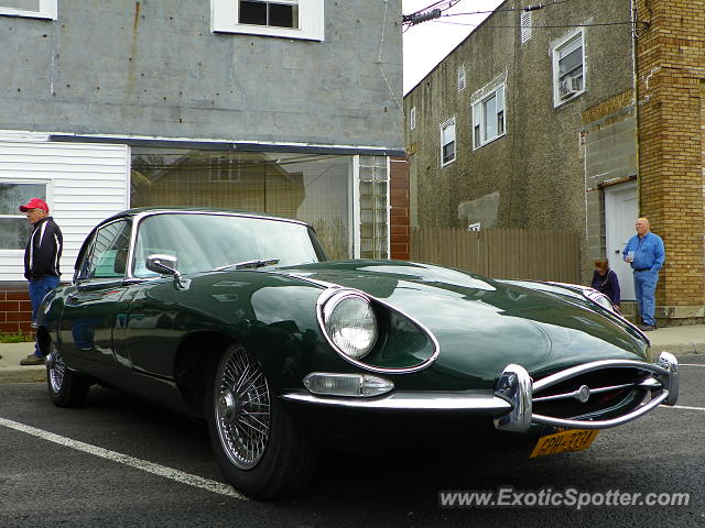 Jaguar E-Type spotted in Williamson, New York