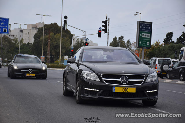 Mercedes SLS AMG spotted in Tel Aviv, Israel