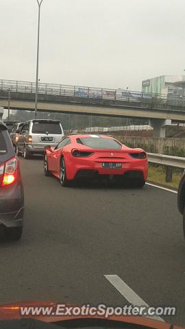 Ferrari 488 GTB spotted in Bogor, Indonesia