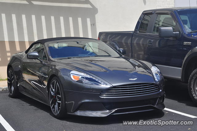 Aston Martin Vanquish spotted in Summit, New Jersey