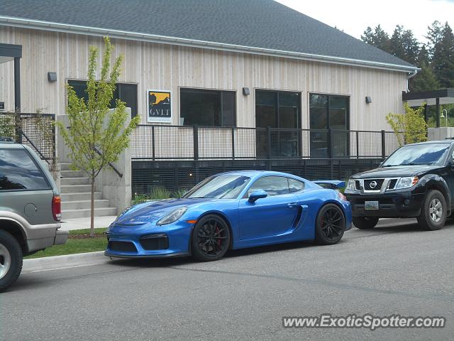 Porsche Cayman GT4 spotted in Bozeman, Montana