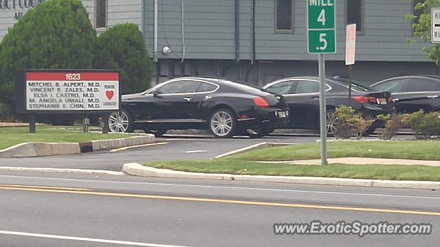 Bentley Continental spotted in Brick, New Jersey
