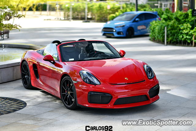 Porsche Cayman GT4 spotted in Warsaw, Poland