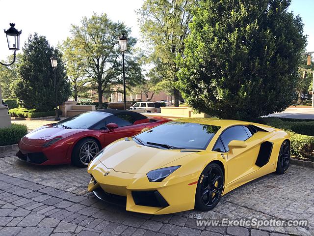 Lamborghini Aventador spotted in Buckhead, Georgia
