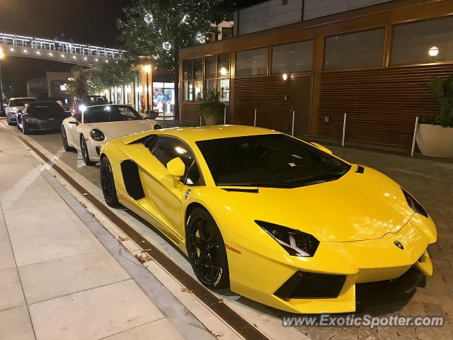 Lamborghini Aventador spotted in Buckhead, Georgia