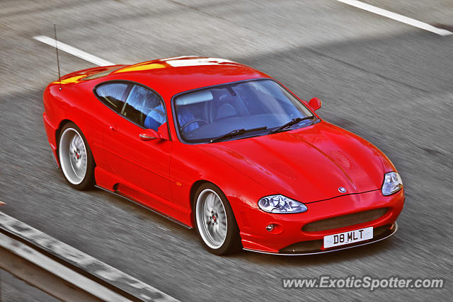 Jaguar XKR spotted in Bramham, United Kingdom