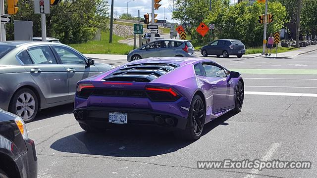 Lamborghini Huracan spotted in Ottawa, Canada