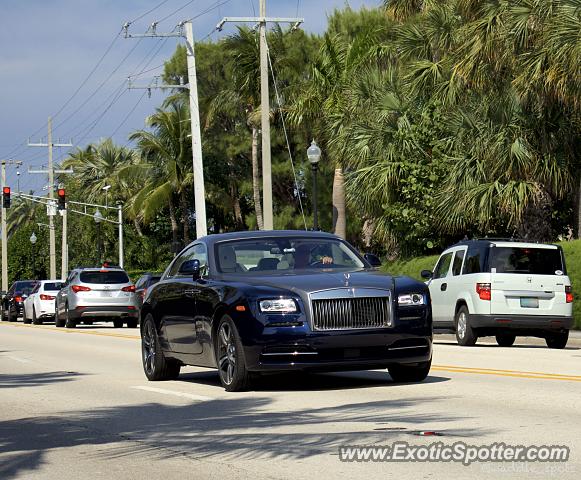 Rolls-Royce Wraith spotted in Palm Beach, Florida