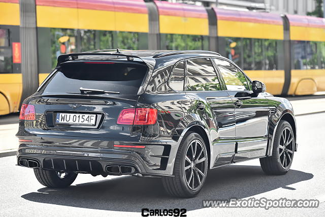 Bentley Bentayga spotted in Warsaw, Poland