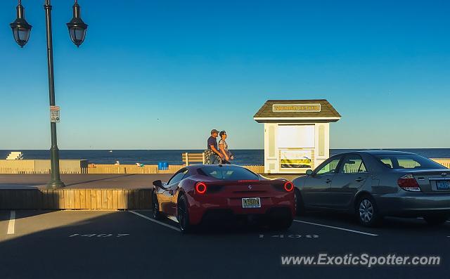 Ferrari 488 GTB spotted in Belmar, New Jersey