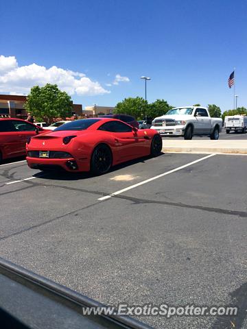 Ferrari California spotted in Draper, Utah