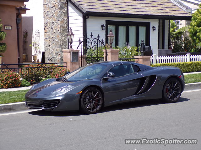 Mclaren MP4-12C spotted in Newport Beach, California