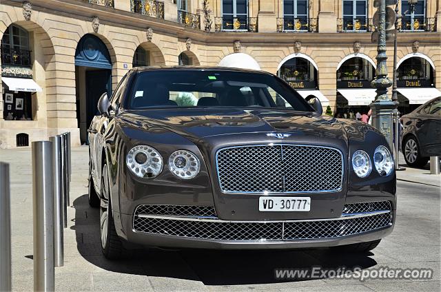 Bentley Flying Spur spotted in Paris, France
