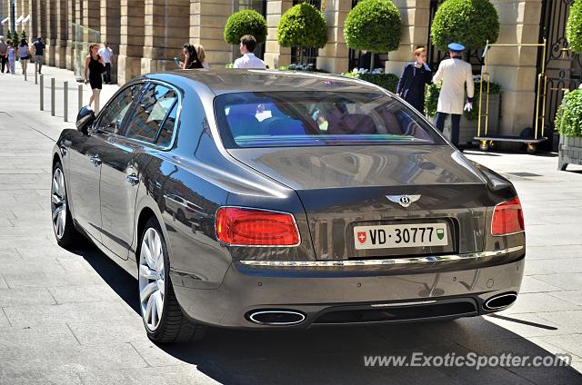 Bentley Flying Spur spotted in Paris, France