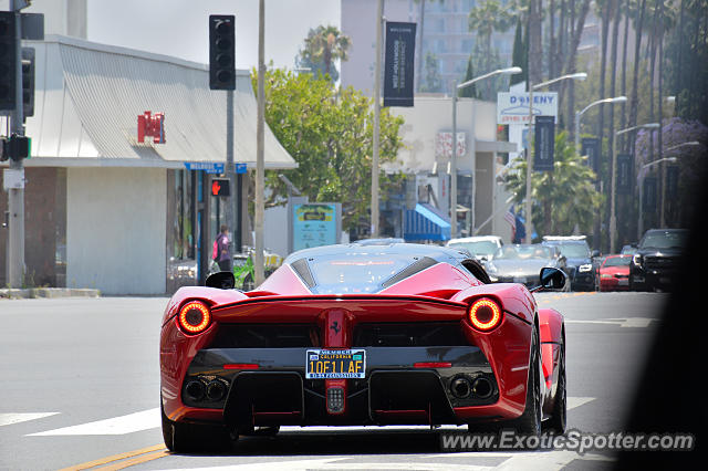 Ferrari LaFerrari spotted in West Hollywood, California