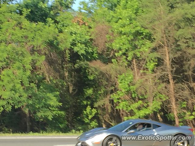 Ferrari 458 Italia spotted in 695, Maryland
