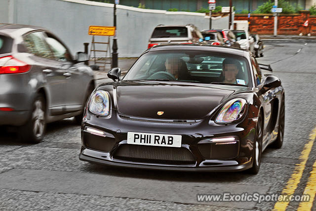 Porsche Cayman GT4 spotted in Birmingham, United Kingdom