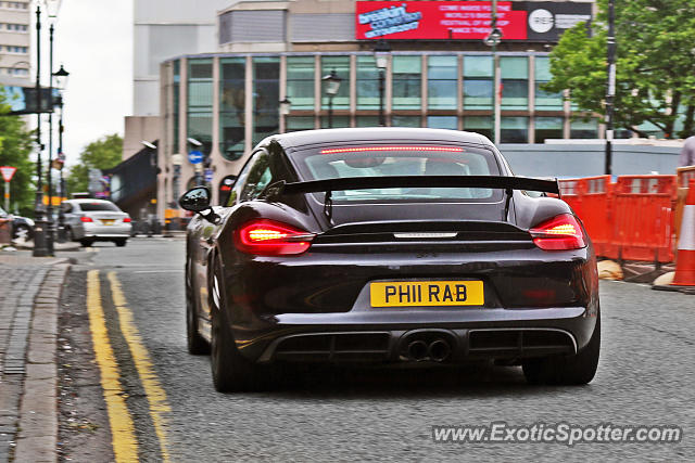 Porsche Cayman GT4 spotted in Birmingham, United Kingdom
