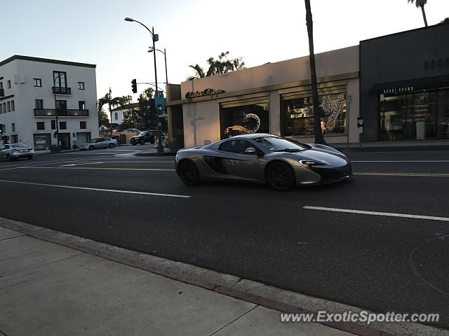 Mclaren 650S spotted in Beverly hills, California
