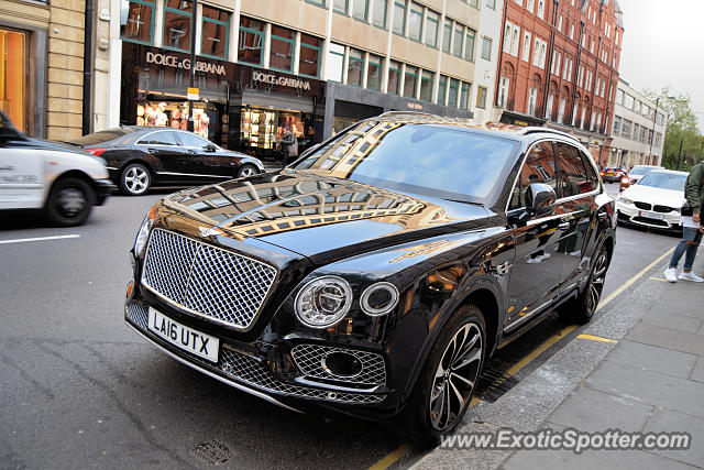 Bentley Bentayga spotted in London, United Kingdom