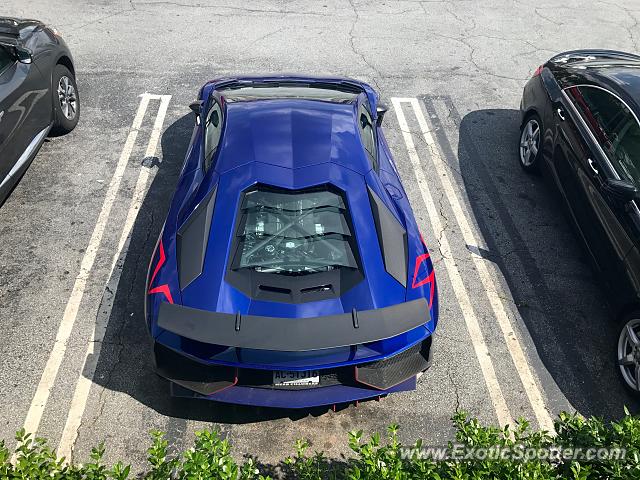 Lamborghini Aventador spotted in Buckhead, Georgia